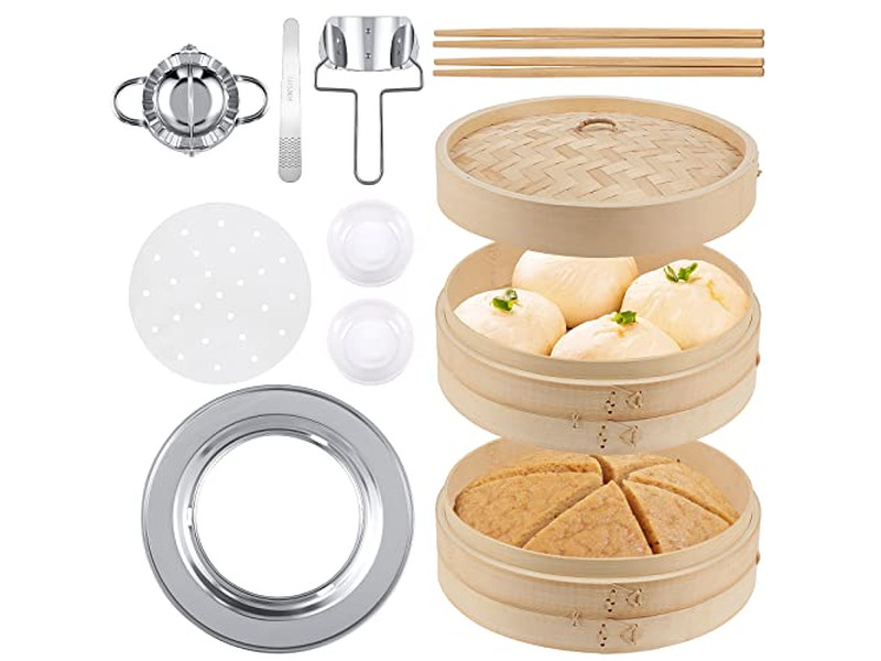 蒸し鍋セット <a href='https://ja.bamboosteamerbasket.com' style='text-decoration: underline;'>たけせいせいろう</a>