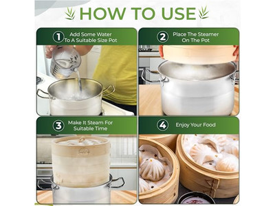 蓋付き深鍋ブロッコリー<a href='https://ja.bamboosteamerbasket.com' style='text-decoration: underline;'>たけせいせいろう</a>